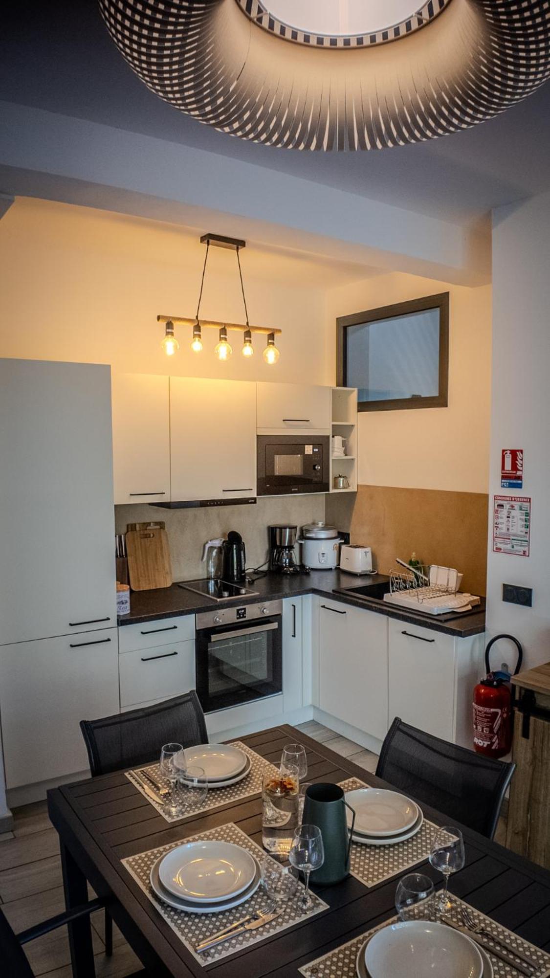 Les 3 Sables, Coco Apartment L'Etang-Sale Luaran gambar
