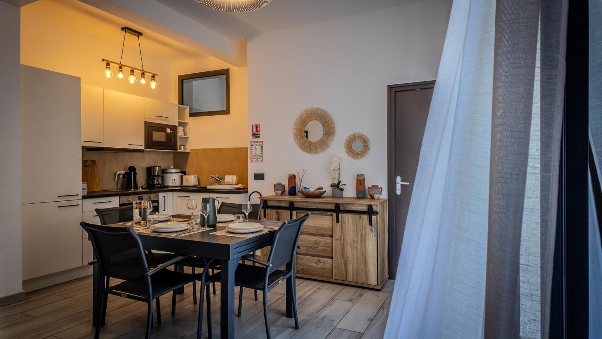 Les 3 Sables, Coco Apartment L'Etang-Sale Luaran gambar